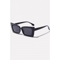Black Plastic Full Frame Tinted Lens Anti Uv Square Sunglasses